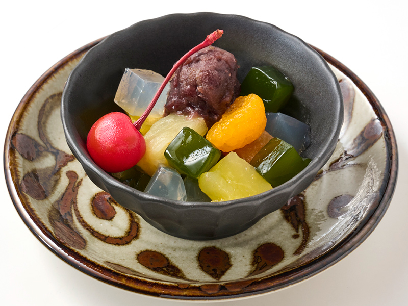 ランチ あんみつ